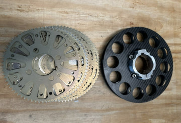 Smoker #219 Sprocket 50mm hub and carbon protectors