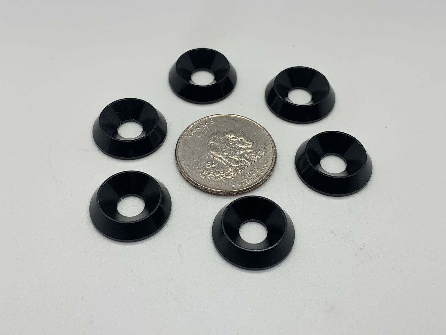 Conical Washer #4  20mm/M6 (Set of 10)