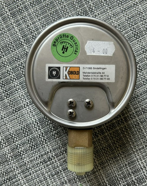 KOBOLD pipe spring pressure gauge
